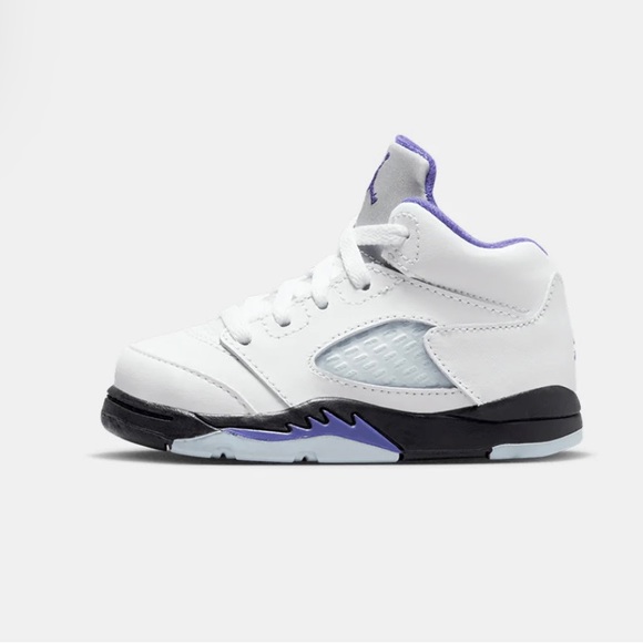 Air Jordan Retro 5 - 'White/Dark Concord' - Picture 1 of 6